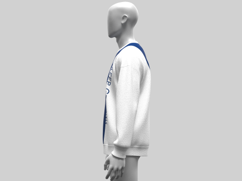 Sudadera Estampada Hombre - Sigue Creciendo Modelo 3D