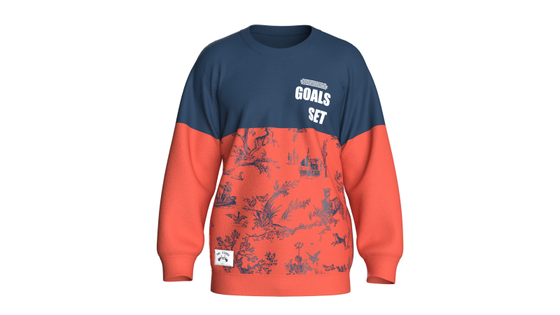 Sudadera Estampada Hombre - GOALS SET Modelo 3D .c4d .max .obj .3ds .fbx .stl .blend 