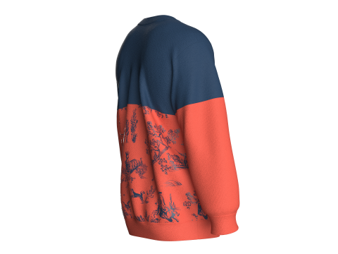 Sudadera Estampada Hombre - GOALS SET Modelo 3D