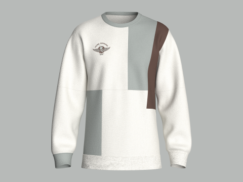 Felpa da uomo - Snowboard da freeride Modello 3D