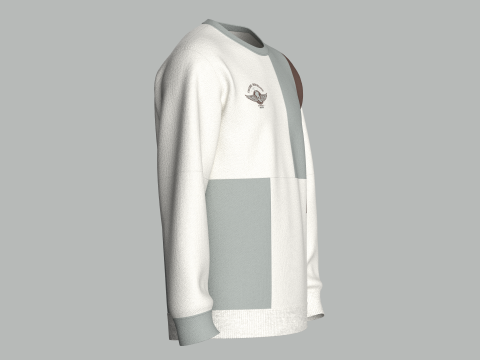 Sudadera Hombre - Snowboards Freeride Modelo 3D