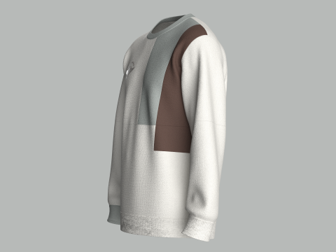 Sudadera Hombre - Snowboards Freeride Modelo 3D