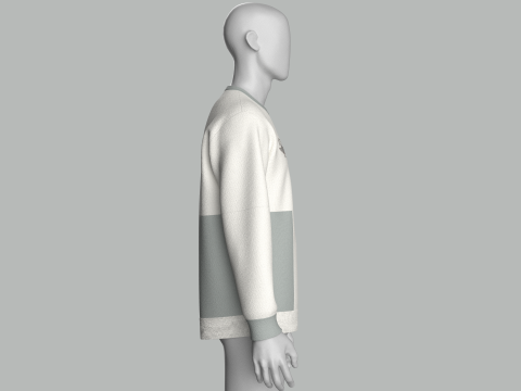 Sudadera Hombre - Snowboards Freeride Modelo 3D