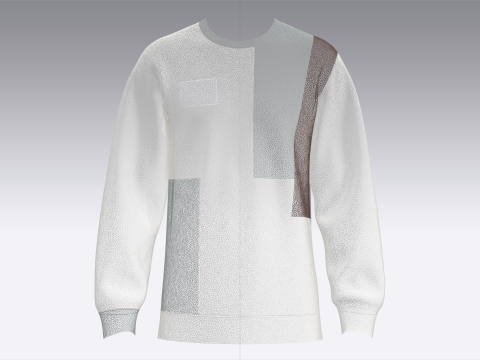 Sudadera Hombre - Snowboards Freeride Modelo 3D