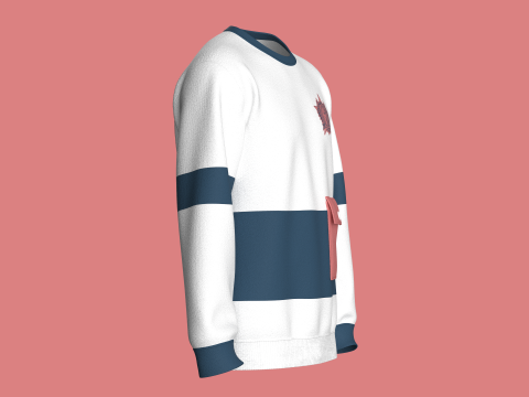 Sudadera Hombre - Green Power Modelo 3D