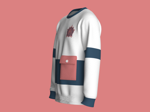 Sudadera Hombre - Green Power Modelo 3D