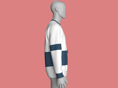 Sudadera Hombre - Green Power Modelo 3D