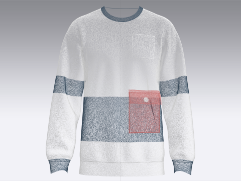 Sudadera Hombre - Green Power Modelo 3D