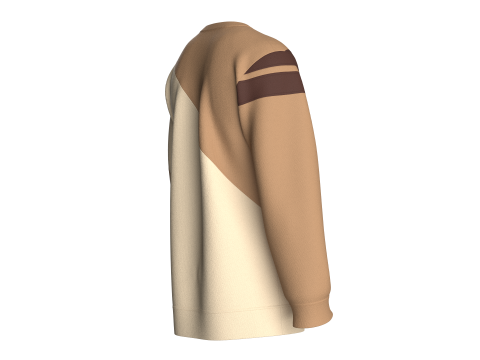 Hombres Sudadera con bolsillo con cremallera Modelo 3D