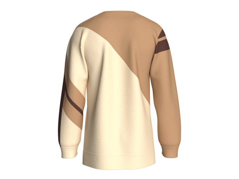 Hombres Sudadera con bolsillo con cremallera Modelo 3D