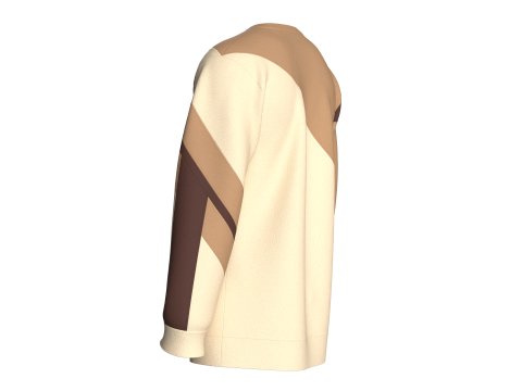 Hombres Sudadera con bolsillo con cremallera Modelo 3D