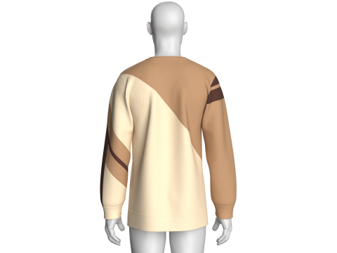 Hombres Sudadera con bolsillo con cremallera Modelo 3D