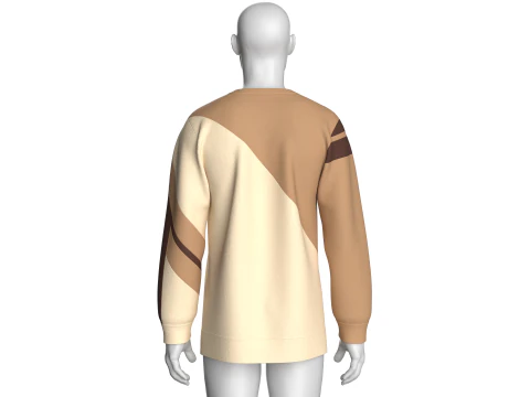 Men Zip Pocket Sweatshirt 3D Model