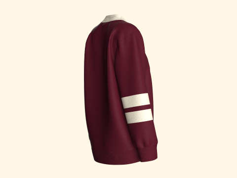 Sudadera De Baloncesto Para Niña Con Parche Modelo 3D