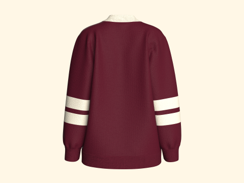 Sudadera De Baloncesto Para Niña Con Parche Modelo 3D