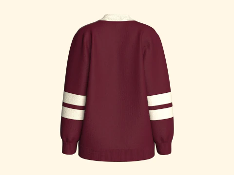 Баскетбольний світшот для дівчат з нашивкою 3D Модель