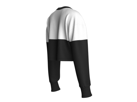 Kaus Potong Anak Perempuan - SATU LANGKAH Model 3D