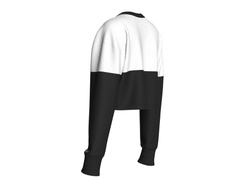 Kaus Potong Anak Perempuan - SATU LANGKAH Model 3D