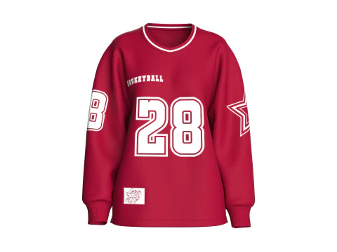 Patch V2 ile Kız Basketbol Kazak 3D Model