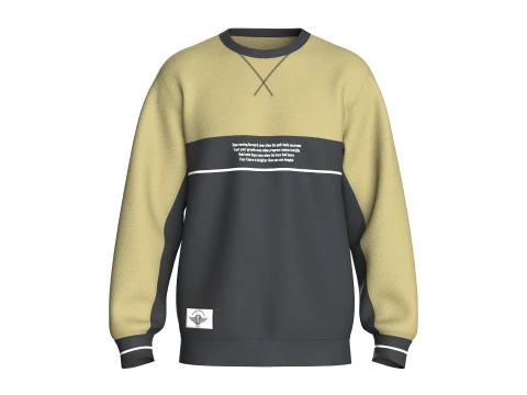 Felpa stampata da uomo - Motivazionale Modello 3D