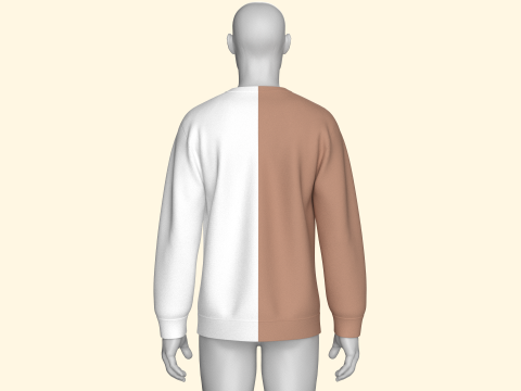 Moletom Estampado Masculino - AME-SE Modelo 3D