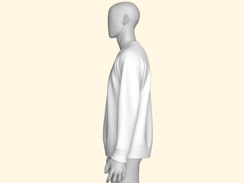 Moletom Estampado Masculino - AME-SE Modelo 3D