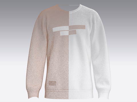 Moletom Estampado Masculino - AME-SE Modelo 3D