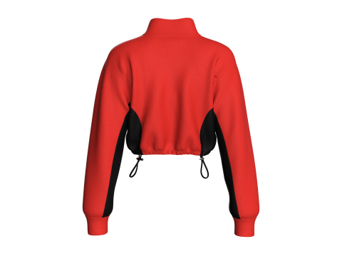 Girls Cropped Jacket - NATURAL BEAUTY 3D Model