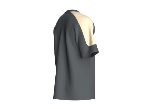 Men Printed Retro Tshirt - ZERO 3D Model