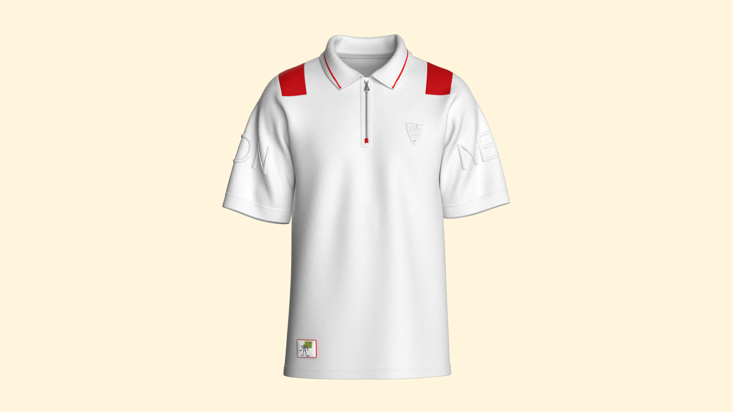 Men Sports Zip Polo Shirt 3D Model .c4d .max .obj .3ds .fbx .stl .blend 