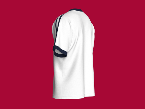 Men Printed Tshirt - THE WORLD 3D Model