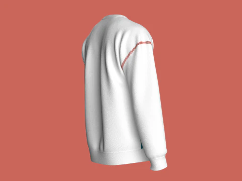 Men 3 Ton Printed Sweatshirt - TRUE REALITY 3D Model