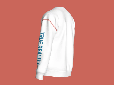 Men 3 Ton Printed Sweatshirt - TRUE REALITY 3D Model