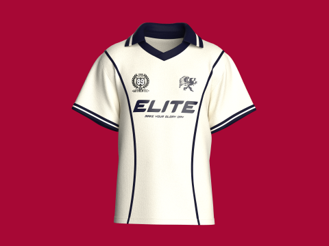 Polo stampata da uomo - Abbigliamento sportivo Modello 3D