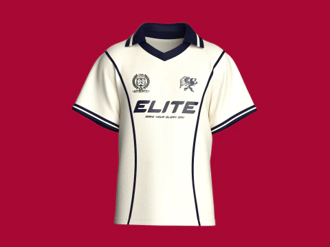 Camisa Polo Masculina Estampada - Roupa Esportiva Modelo 3D