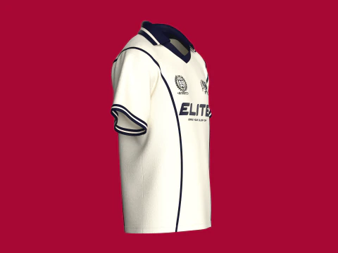 Men Printed Polo Shirt - Sportswear 3D Model