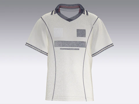 Men Printed Polo Shirt - Sportswear 3D Model