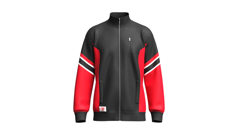 Мужская куртка на молнии с нашивкой 3D Модель .c4d .max .obj .3ds .fbx .stl .blend 