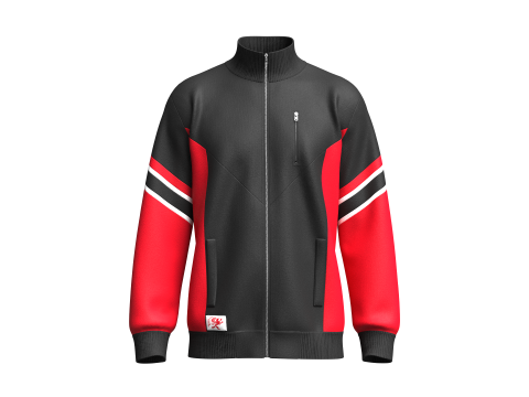 Чоловіча куртка на блискавці з нашивкою 3D Модель