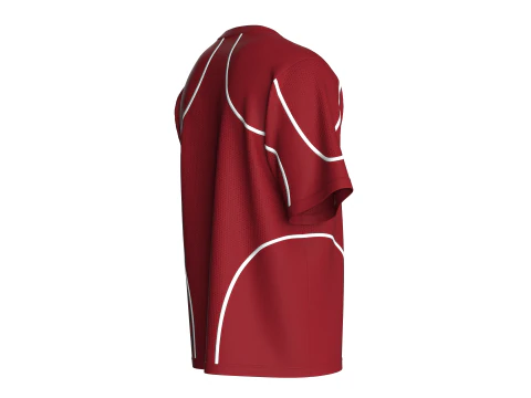 Men Printed Basketball Tshirt With Mash - CHAMP 3D Model