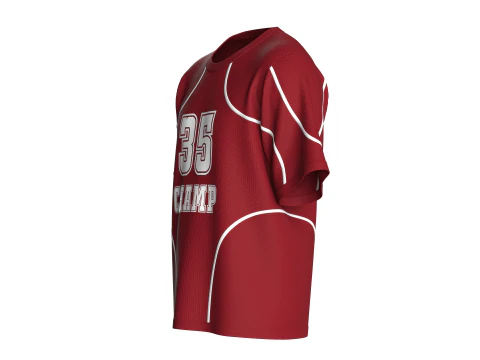 Men Printed Basketball Tshirt With Mash - CHAMP 3D Model