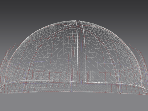 Winter Head Rib Cap 3D Model