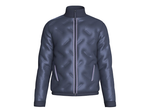 Men Winter Fashionable Padded Jacket 3D Model