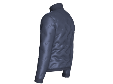 Men Winter Fashionable Padded Jacket 3D Model