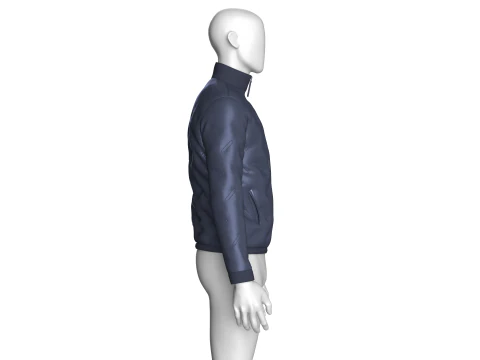 Men Winter Fashionable Padded Jacket 3D Model