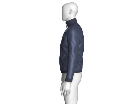 Men Winter Fashionable Padded Jacket 3D Model
