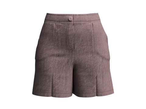 Shorts Meninas - Calça Modelo 3D