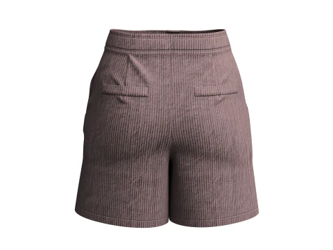Girls Shorts - Pant 3D Model