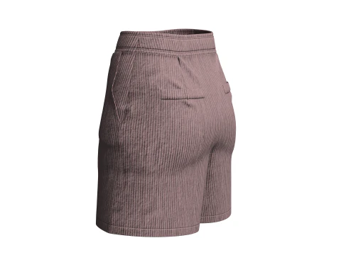 Girls Shorts - Pant 3D Model