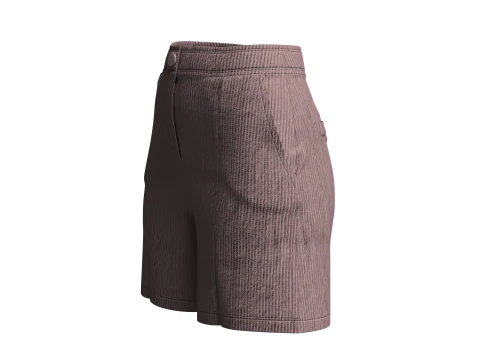 Girls Shorts - Pant 3D Model